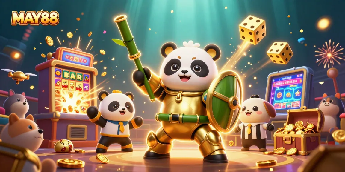Join the excitement at MAY88, where a dynamic casino scene bursts with slots, jackpots, and unforgettable fun.
