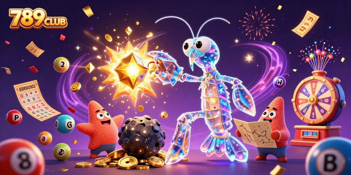 Engage with 789CLUB's dynamic gaming features illustrated in an explosive 3D casino scene.